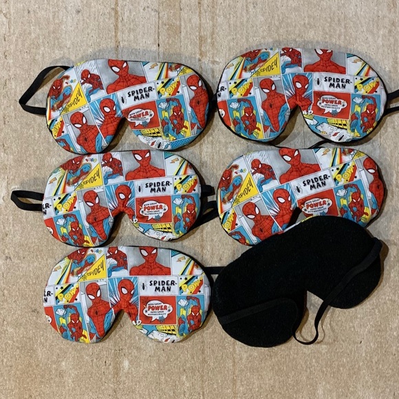 Spider-Man sleep masks. Set of 6 Party Pack. - Picture 2 of 2